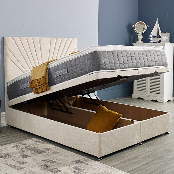 Art deco on sale ottoman bed